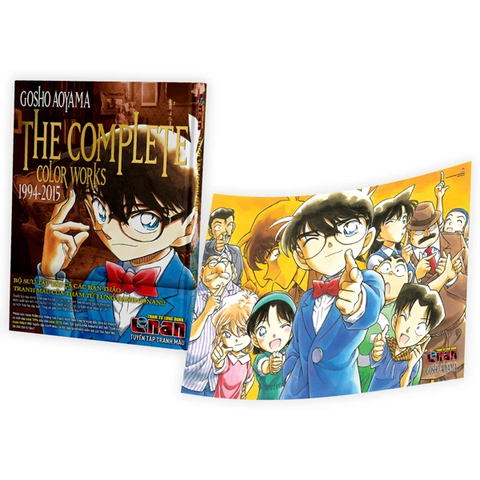 Thám Tử Lừng Danh Conan - Tuyển Tập Tranh Màu - The Complete Color Works 1994-2015 - Bìa Cứng