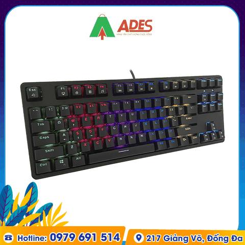 Bàn phím cơ Edra EK387L Rainbow Huano Switch