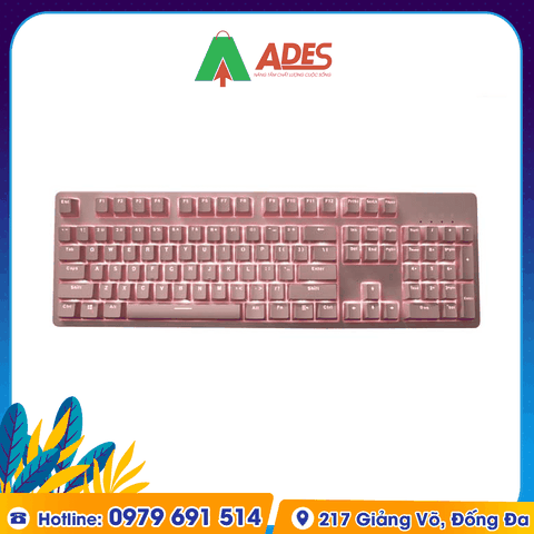 Bàn phím cơ Edra EK387L Pink Hồng