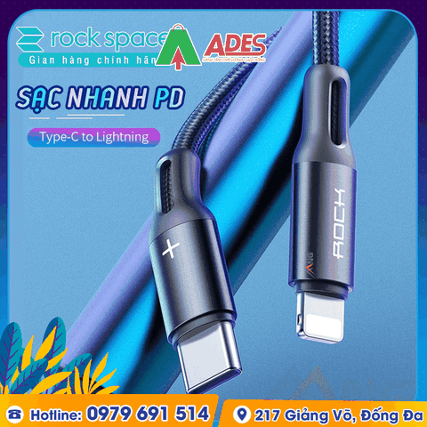 Dây cáp sạc cho iphone Rockspace R2