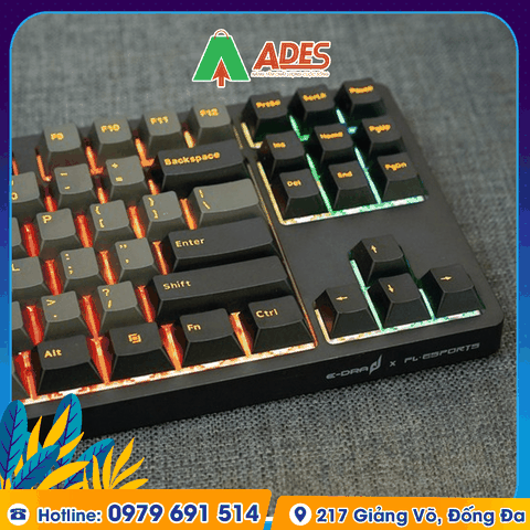 Bàn phím cơ Edra EK387FL Polar Night