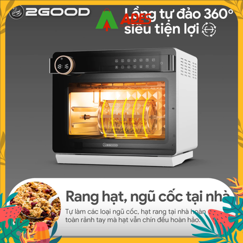 Nồi Chiên Không Dầu Kèm Hấp 2GOOD S100 (20 Lít)