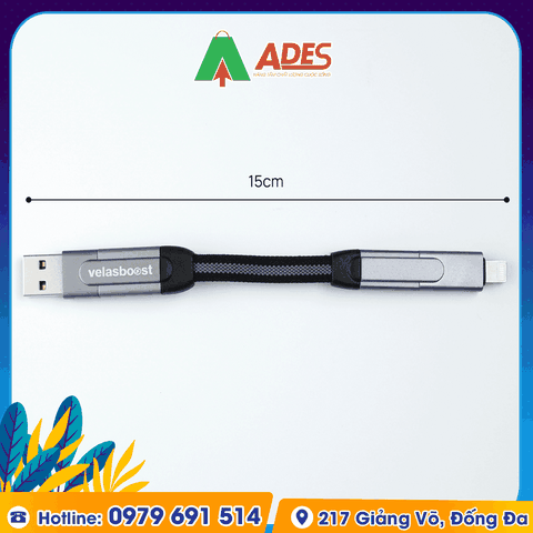 Dây Cáp Sạc đa năng 4 in 1 Velasboost