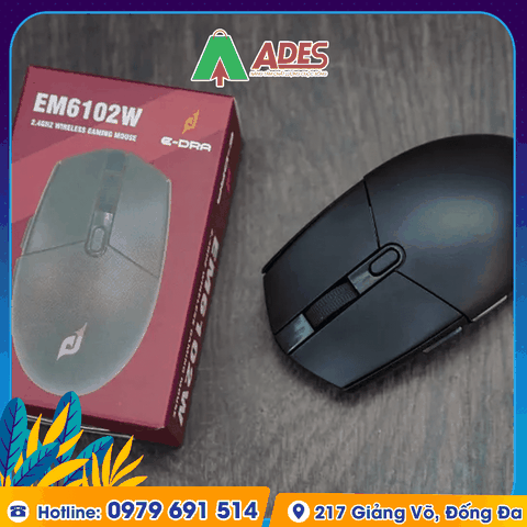 Chuột không dây Edra EM6102W