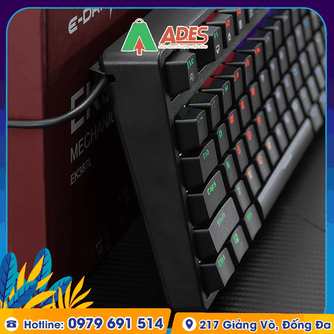 Bàn phím cơ Edra EK387L RGB