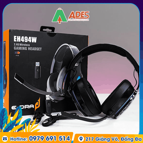 Tai nghe Gaming không dây Edra EH494W
