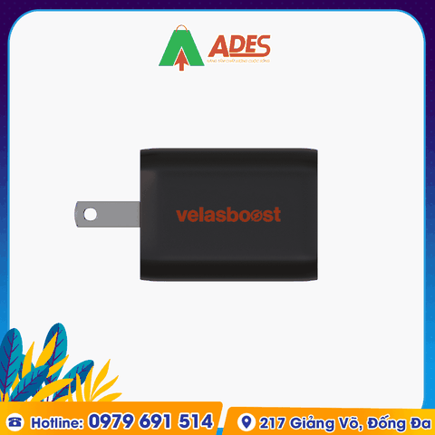 Củ sạc nhanh Velasboost 33W 2 cổng