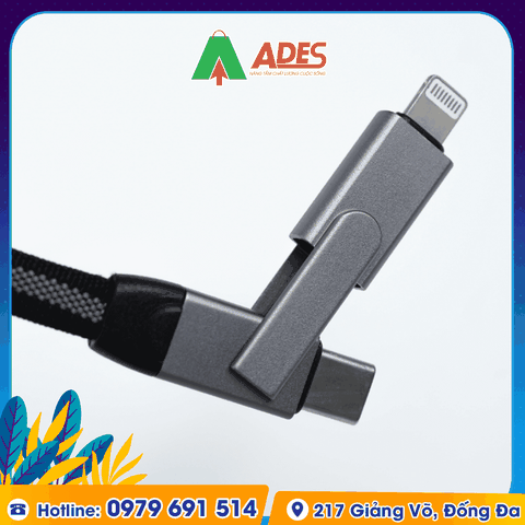 Dây Cáp Sạc đa năng 4 in 1 Velasboost