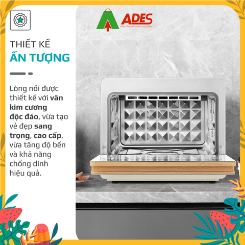 Nồi Chiên Hấp Đa Năng OLIVO SF20 PRO Dung tích vượt trội 20L
