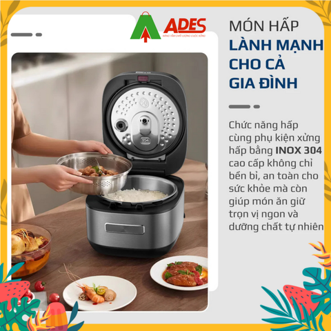 Nồi Cơm Điện Cao Tần OLIVO RC900IH Lòng Nồi INOX 316L Cao Cấp