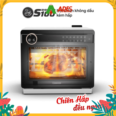 Nồi Chiên Không Dầu Kèm Hấp 2GOOD S100 (20 Lít)
