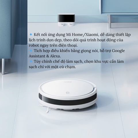 Robot hút bụi Xiaomi E10 – Giải pháp dọn dẹp thông minh cho ngôi nhà hiện đại