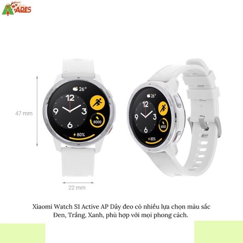 Xiaomi Watch S1 Active AP – Đồng hồ thông minh mạnh mẽ, bền bỉ