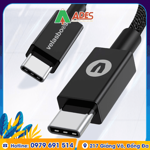 Dây Cáp sạc Velasboost C to C USB 3.2 100W