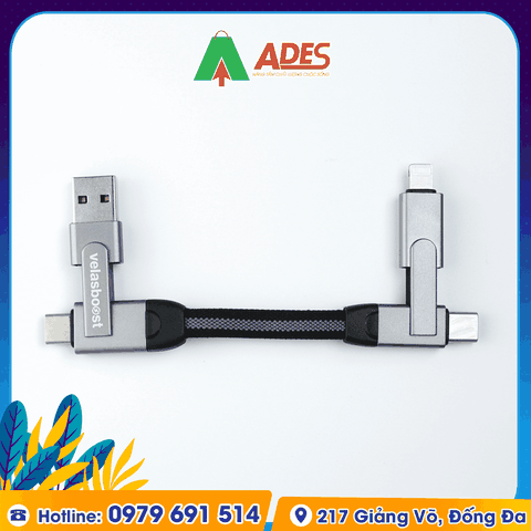 Dây Cáp Sạc đa năng 4 in 1 Velasboost