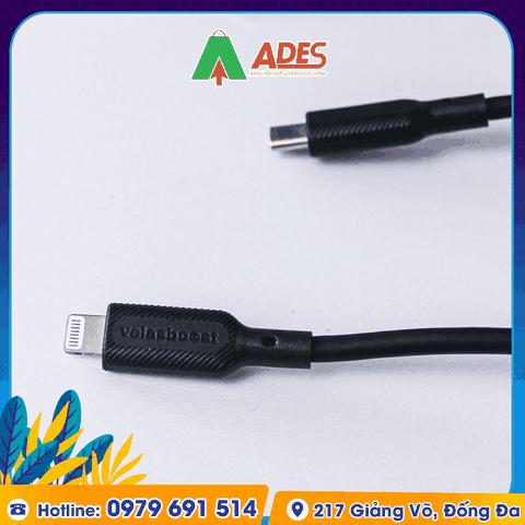Dây Cáp Sạc Velasboost Type C to Lightning Soft Silicon SS1