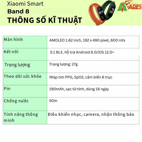 Xiaomi Smart Band 8 - Vượt Trên Mỗi Giới Hạn, Dẫn Dầu Xu Hướng