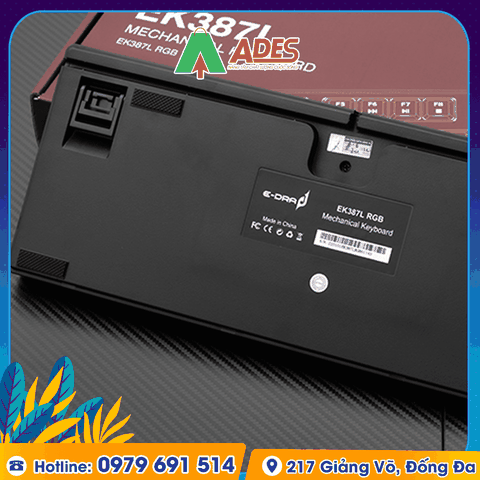 Bàn phím cơ Edra EK387L RGB