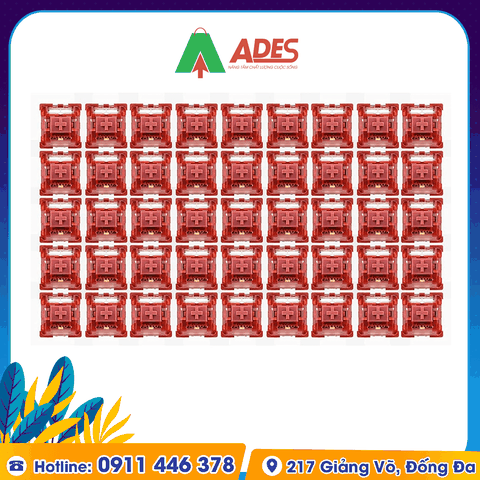 AKKO CS switch – Radiant Red (45 switch)