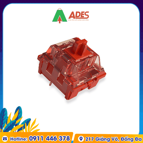 AKKO CS switch – Radiant Red (45 switch)