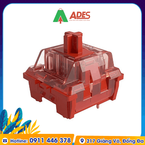 AKKO CS switch – Radiant Red (45 switch)