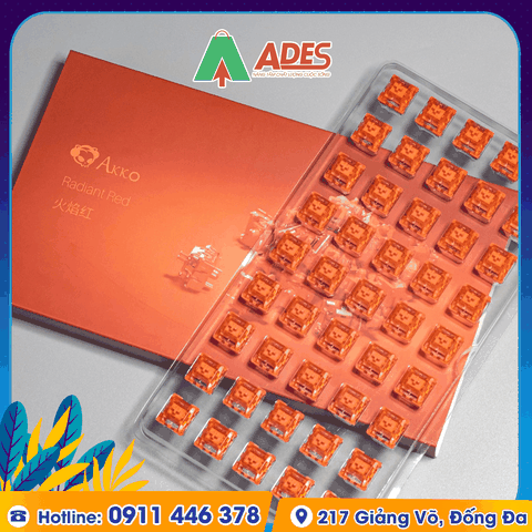 AKKO CS switch – Radiant Red (45 switch)