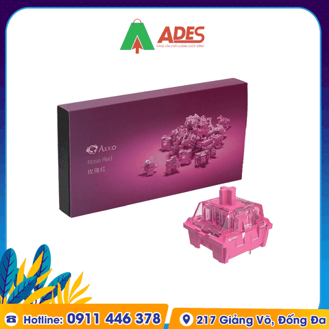 AKKO CS switch – Rose Red (45 switch)