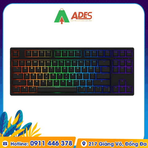 Bàn phím cơ AKKO 3087S-Black RGB (Akko sw)