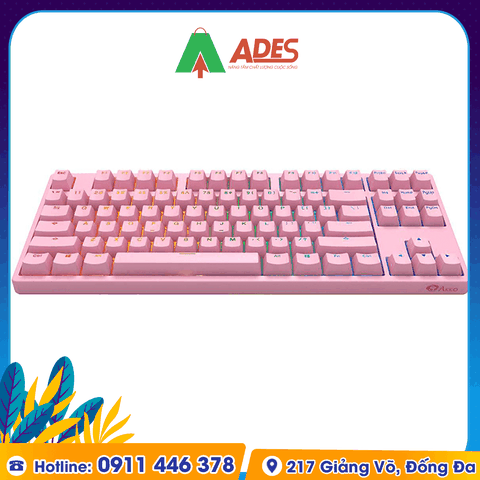 Bàn phím cơ AKKO 3087S-Pink RGB (Akko sw)