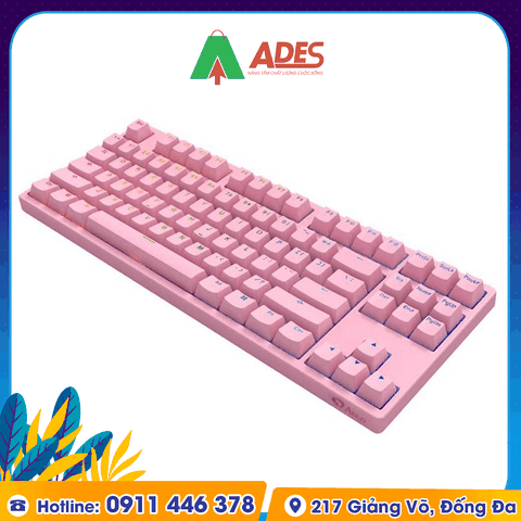 Bàn phím cơ AKKO 3087S-Pink RGB (Akko sw)
