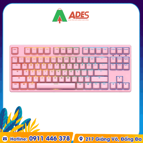 Bàn phím cơ AKKO 3087S-Pink RGB (Cherry sw)