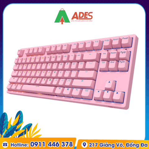 Bàn phím cơ AKKO 3087S-Pink RGB (Cherry sw)
