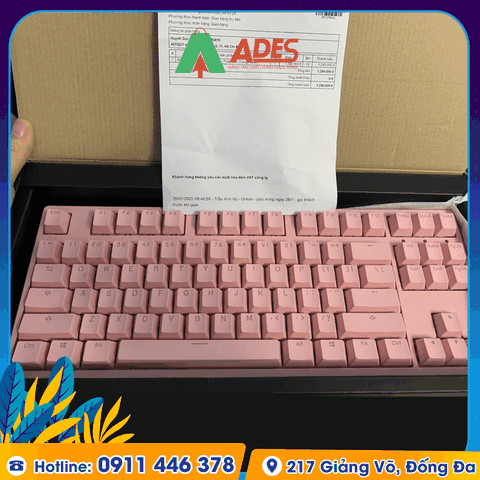 Bàn phím cơ AKKO 3087S-Pink RGB (Cherry sw)