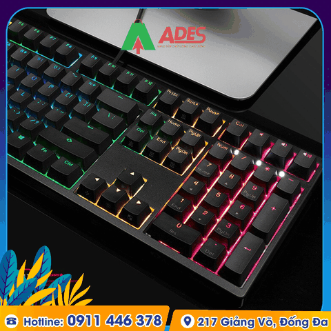 Bàn phím cơ AKKO 3108S RGB PRO - Black (Cherry sw)