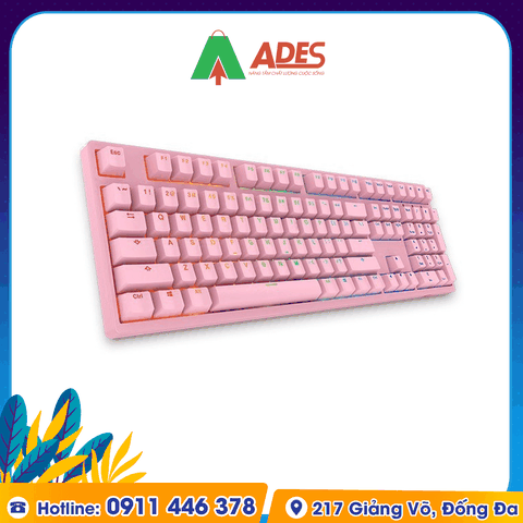 Bàn phím cơ AKKO 3108S RGB PRO - Pink (Cherry sw)