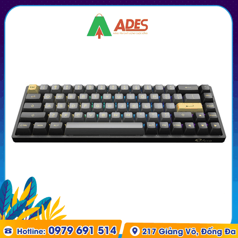 Bàn phím cơ AKKO 3068B Multi-modes Black Gold