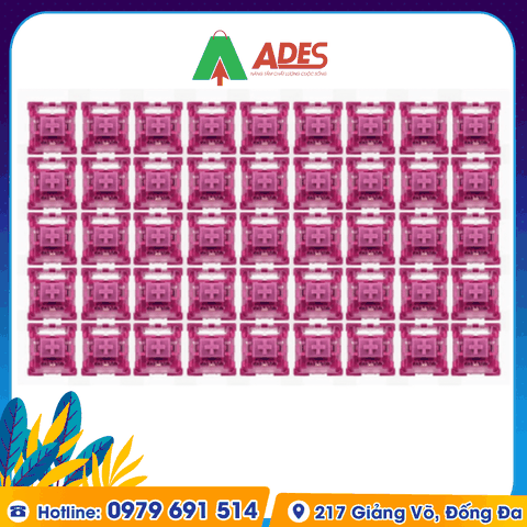 AKKO CS switch – Wine Red (Lubed / 45 switch)