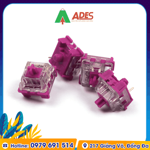 AKKO CS switch – Wine Red (Lubed / 45 switch)