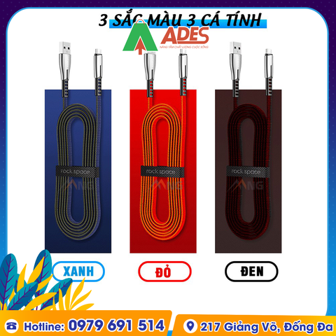 Dây cáp sạc Rockspace M2 cổng Lightning