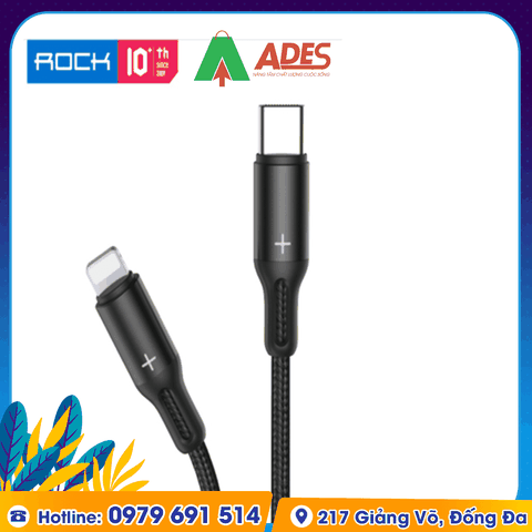 Dây cáp sạc Rockspace R2 ĐẦU TYPE-C TO LIGHTNING DÀNH CHO IPHONE
