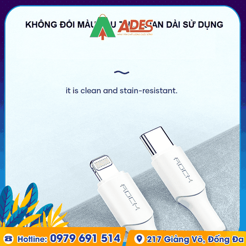 Dây cáp sạc nhanh PD 20W cho IPhone Rockspace Z18