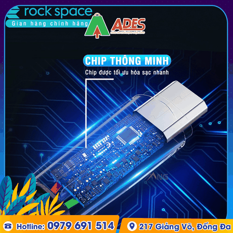 Dây cáp sạc Rockspace M2 cổng TypeC