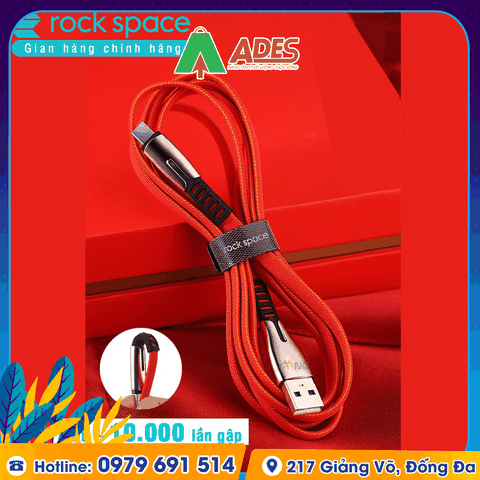 Dây cáp sạc Rockspace M2 cổng TypeC