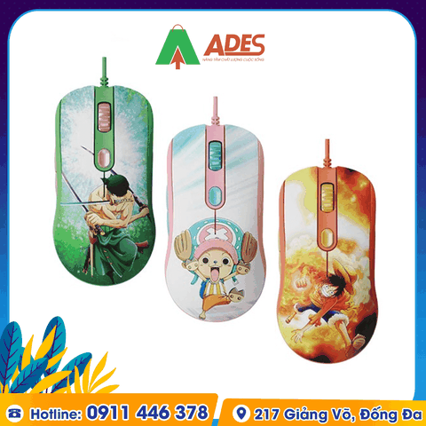 Chuột AKKO AG325 One Piece (Luffy / Zoro / Chopper)