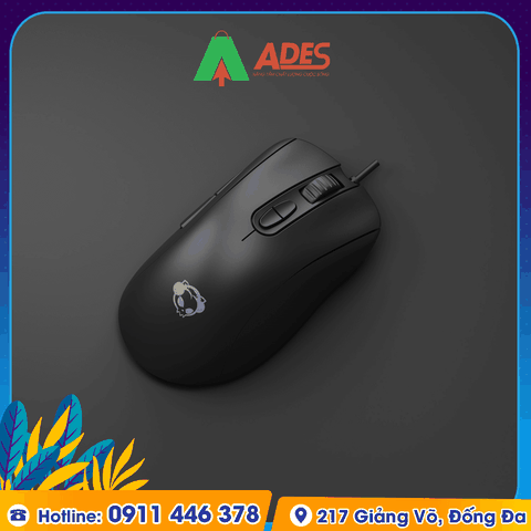 Chuột AKKO RG389 (Black/Pink/Ocean Blue)
