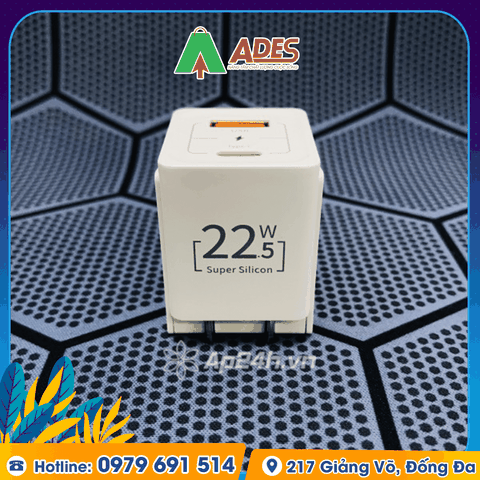 Củ sạc nhanh mini 2 cổng Rockspace T66