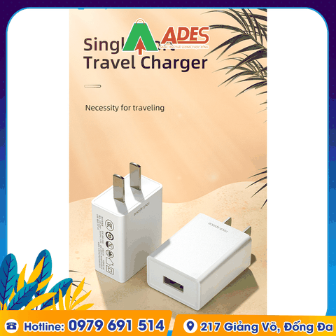 Củ Sạc iPhone Rockspace T6 plus 1 cổng USB