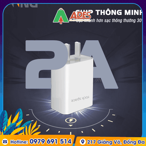 Củ Sạc iPhone Rockspace T6 plus 1 cổng USB
