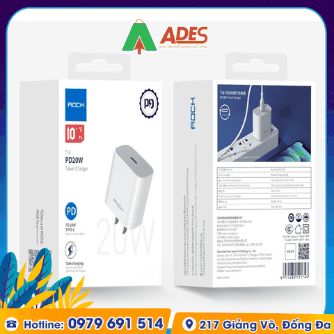 Củ sạc nhanh Rockspace T18 dành cho Iphone