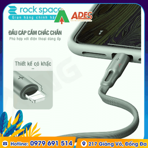Dây cáp sạc Iphone Rockspace S1